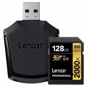 Lexar Pro 128GB SDXC C10 UHS-II U3 R300/W260MB/s 4K